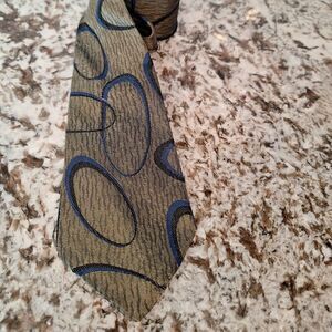 Gianni Versace logo silk tie
